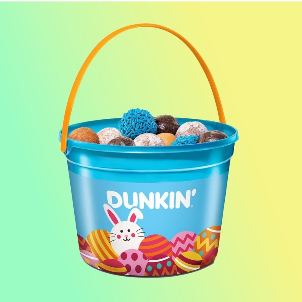 2025 Dunkin’ Spring Munchkins Bucket – Easter Basket – Limited Edition